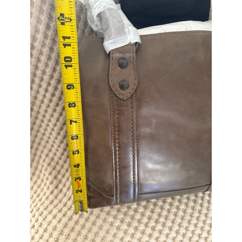 Frye Melissa Tota Bag Genuine Leather New With Duster Bag Brown Leather - Picture 7 of 11